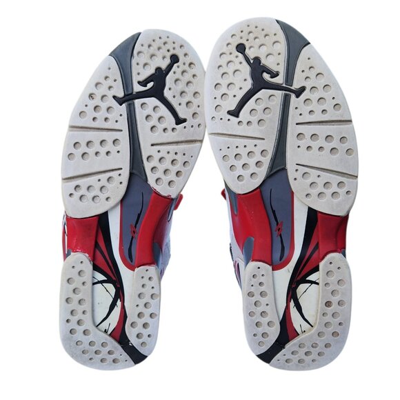 Air Jordan 8 Retro Bugs Bunny 305381-103 Sneakers Shoes White Red Grey 9.5 - Picture 11 of 11